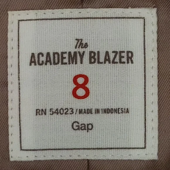 Gap Pink Herringbone The Academy Blazer Size 8 - Picture 8 of 10